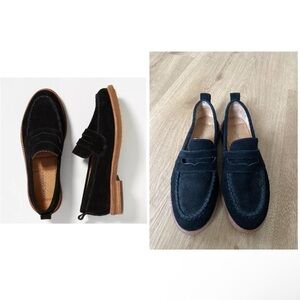 Anthropologie Kelsi Dagger Brooklyn Lens Black Suede Loafers,
7 NWOT